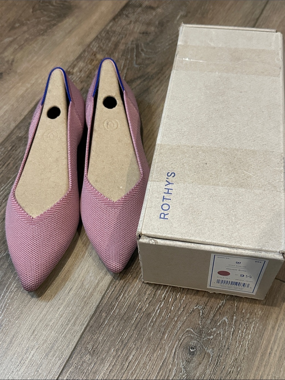 Like New Rothy’s The Point in Desert Rose, Size 9.5! - Picture 7 of 7